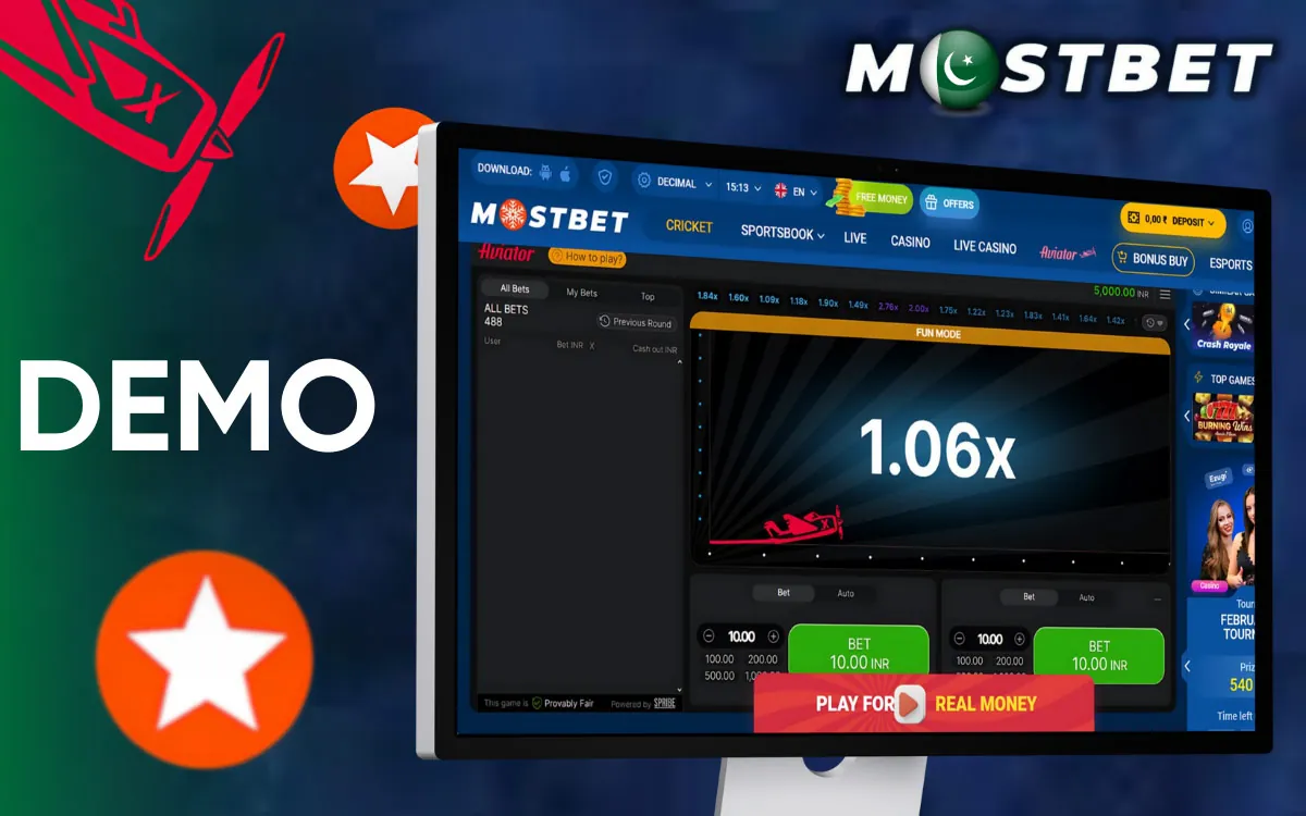 Aviator Demo Mode Mostbet