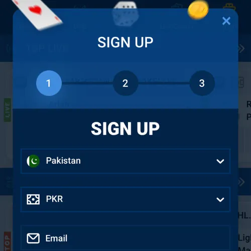 Instruction Go to the registration form